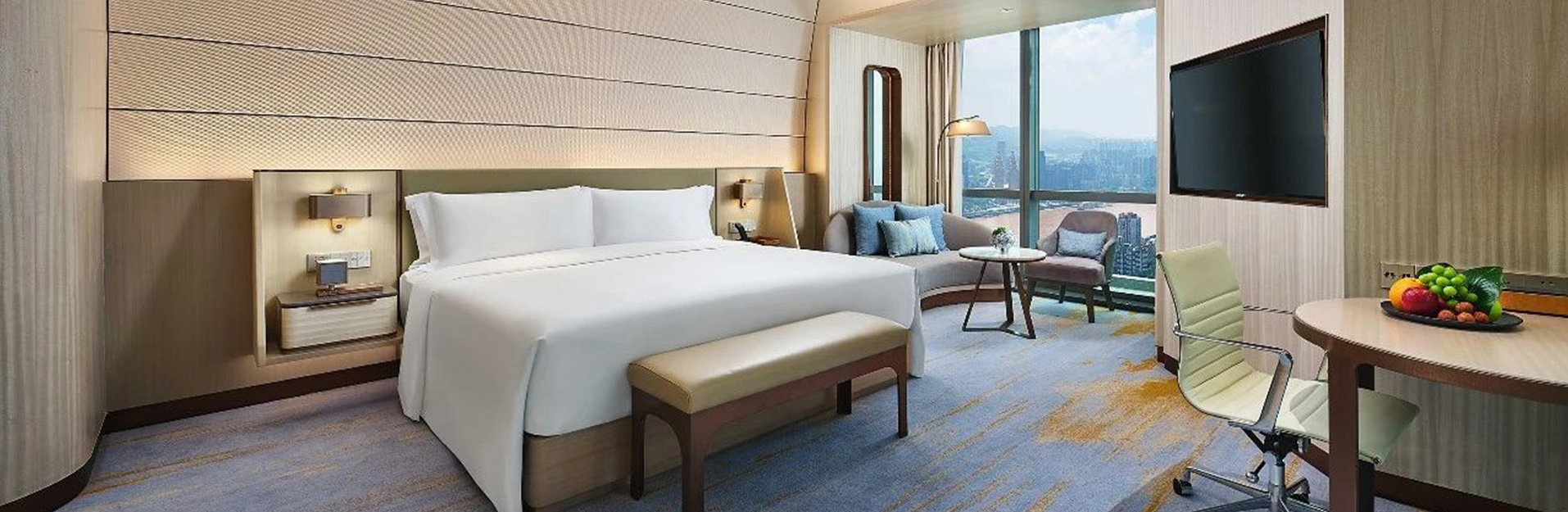 Luxury hotel  with custom furniture by BILIDO Furniture(Raffles Intercontinenta Hotel-BILIDO Furniture Partners)
